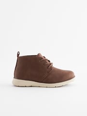 Tan Brown Lace-Up Desert Boots - Image 3 of 6