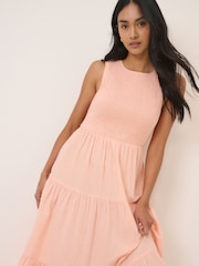 Nobodys Child Pink Sleeveless Charlie Midaxi Dress - Image 4 of 5