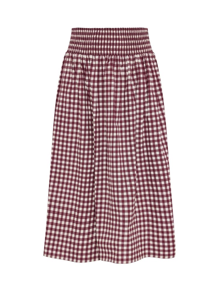Yours Curve Red Gingham Skirt - Image 6 of 6 Yours Curve Red Gingham Skirt - Image 6 of 6