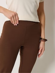 Long Tall Sally Brown Slim Leg Trousers - Image 4 of 5