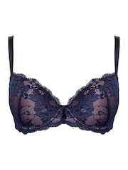 Pour Moi Midnight Blue Padded Amour Underwired Bra - Image 3 of 4