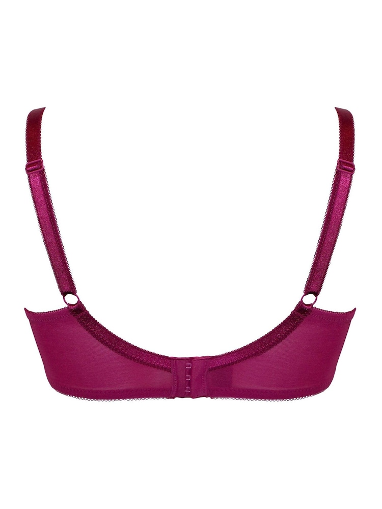Pour Moi Orchid Pink Non Padded Rebel Bra - Image 4 of 4 Pour Moi Orchid Pink Non Padded Rebel Bra - Image 4 of 4