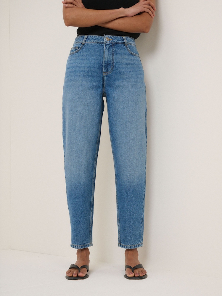 Nobodys Child Blue Putney Barrel Mid Wash Shorts - Image 1 of 5