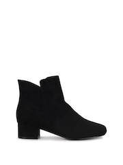 Musta - Linzi Maggie Low Block Heeled Ankle Saappaat - Image 2 of 4