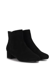 Musta - Linzi Maggie Low Block Heeled Ankle Saappaat - Image 3 of 4