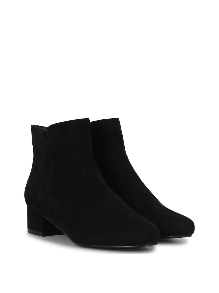 Musta - Linzi Maggie Low Block Heeled Ankle Saappaat - Image 3 of 4