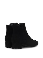 Musta - Linzi Maggie Low Block Heeled Ankle Saappaat - Image 4 of 4