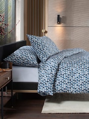 Deyongs Blue Triangles Duvet Cover and Pillowcase Set - Image 3 of 3