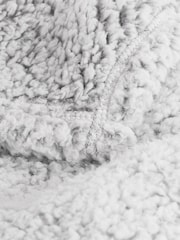 Grey Teddy Fleece Borg Cardigan - Image 2 of 7