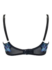 Pour Moi Blue Rhea Luxe Embroidered Full Cup Bra - Image 4 of 4