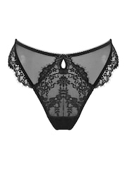 أسود - Pour Moi Etoile Lace Knickers - صورة 3 من 4