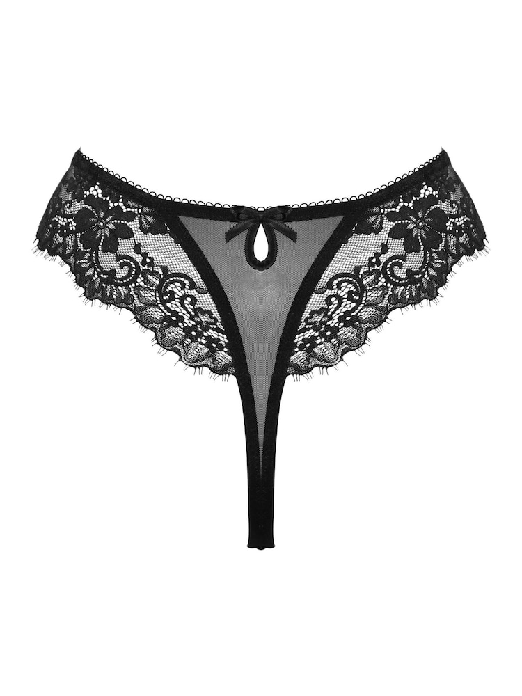 أسود - Pour Moi Etoile Lace Knickers - صورة 4 من 4 أسود - Pour Moi Etoile Lace Knickers - صورة 4 من 4