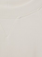 Reiss Ivory Joanna Modal Blend Co-Ord Sweat Top - Image 7 of 7