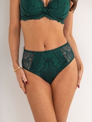 Pour Moi Green High Waist Hollywood Knickers - Image 2 of 4