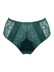 Pour Moi Green High Waist Hollywood Knickers - Image 3 of 4