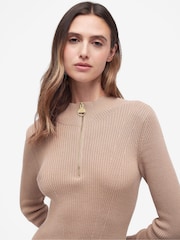 Barbour® International Solar Rib Knitted Dress - Image 4 of 6