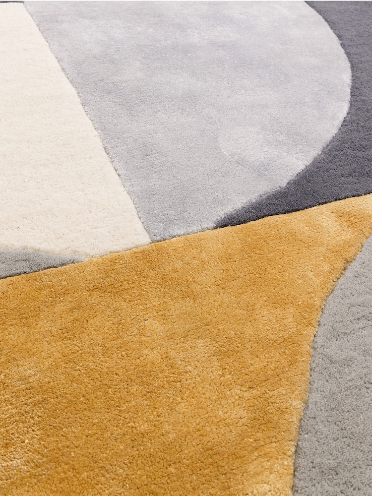 Asiatic Rugs Yellow Matrix Oval Earth Rug - Image 6 of 6 Asiatic Rugs Yellow Matrix Oval Earth Rug - Image 6 of 6