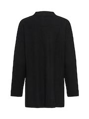 ONLY Black Loose Cardigan With Front Pockets - Image 7 of 7