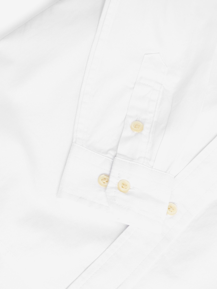 Polo Ralph Lauren White Boys Oxford Logo Shirt - Image 5 of 5