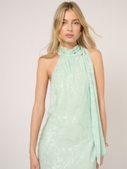 Nobodys Child Green Fifi Maxi Dress - Image 4 of 5
