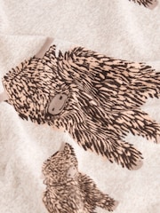 Ecru Hamish the Highland Cow Maternity Long Sleeve Pyjamas - Image 7 of 9