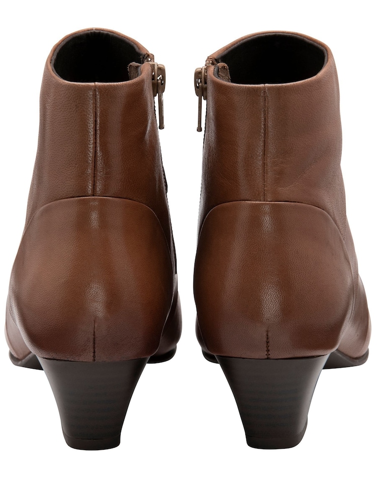 Lotus Natural Leather Ankle Boots - Image 3 of 4
