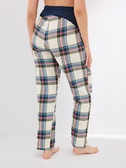 Navy Maternity Flannel Pyjama Bottoms - Image 3 of 9