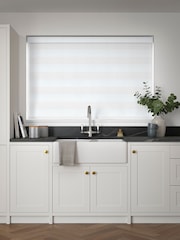 Silver White Susy Made to Measure Blackout Roller Blind - Image 2 of 6