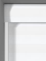 Silver White Susy Made to Measure Blackout Roller Blind - Image 4 of 6