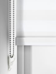 Silver White Susy Made to Measure Blackout Roller Blind - Image 5 of 6