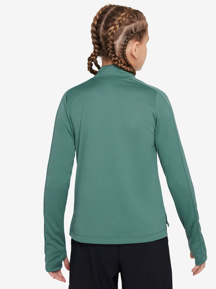 Nike Green Dri-FIT Long-Sleeve 1/2 Zip Top - Image 2 of 3