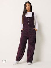 M&Co Petite Corduroy Dungarees - صورة 2 من 6