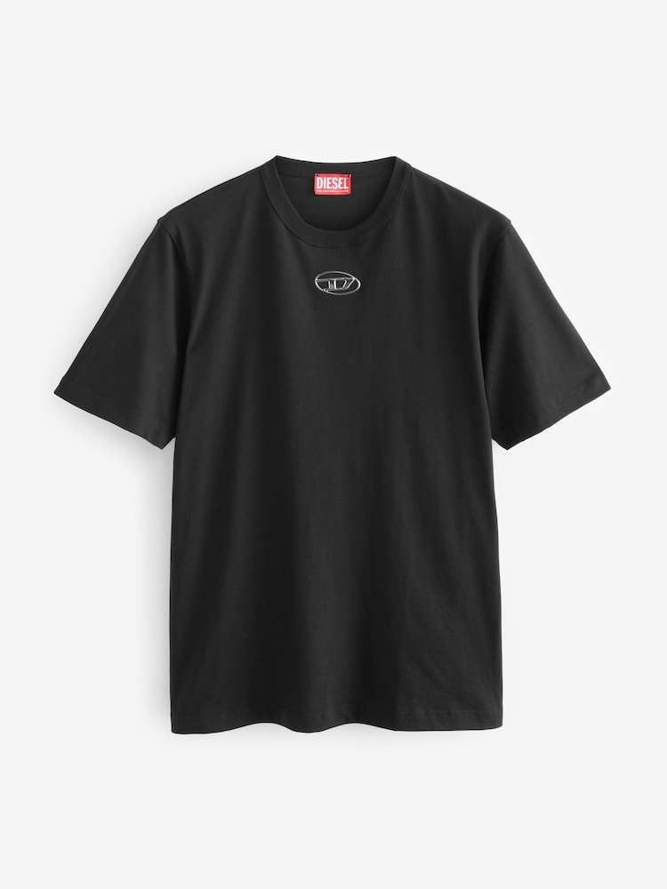 Diesel Oversized Chest Logo 100% Cotton  T-Shirt - Image 1 of 1