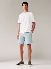 Blue Elasticated Waist Chino Shorts - Image 2 of 8