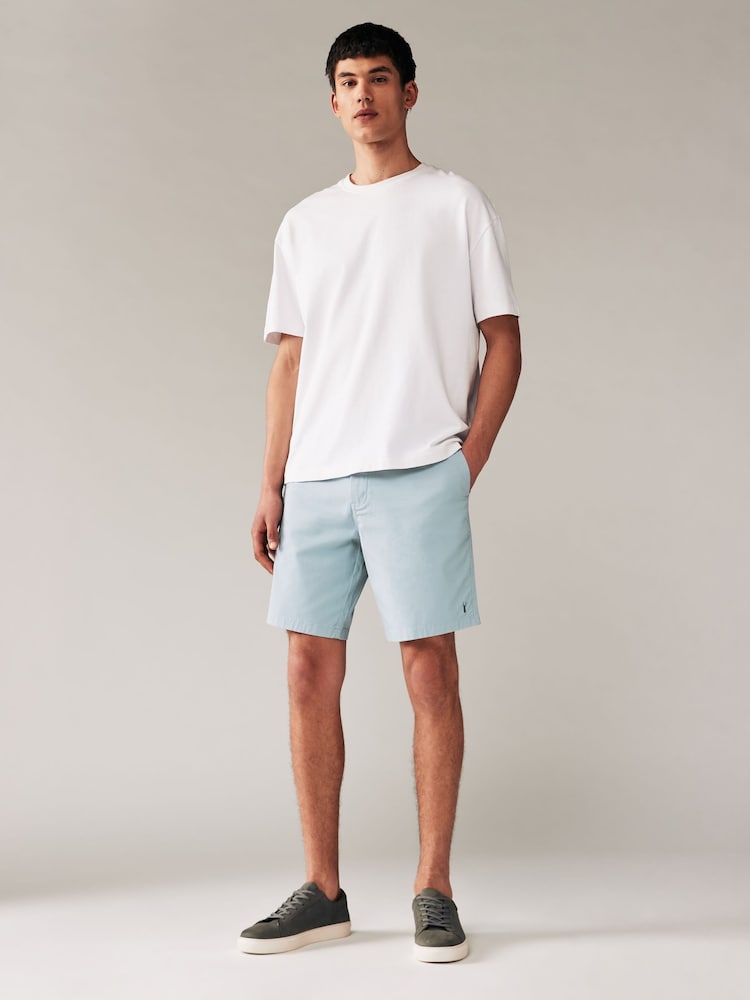 Blue Elasticated Waist Chino Shorts - Image 2 of 8