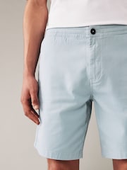 Blue Elasticated Waist Chino Shorts - Image 4 of 8