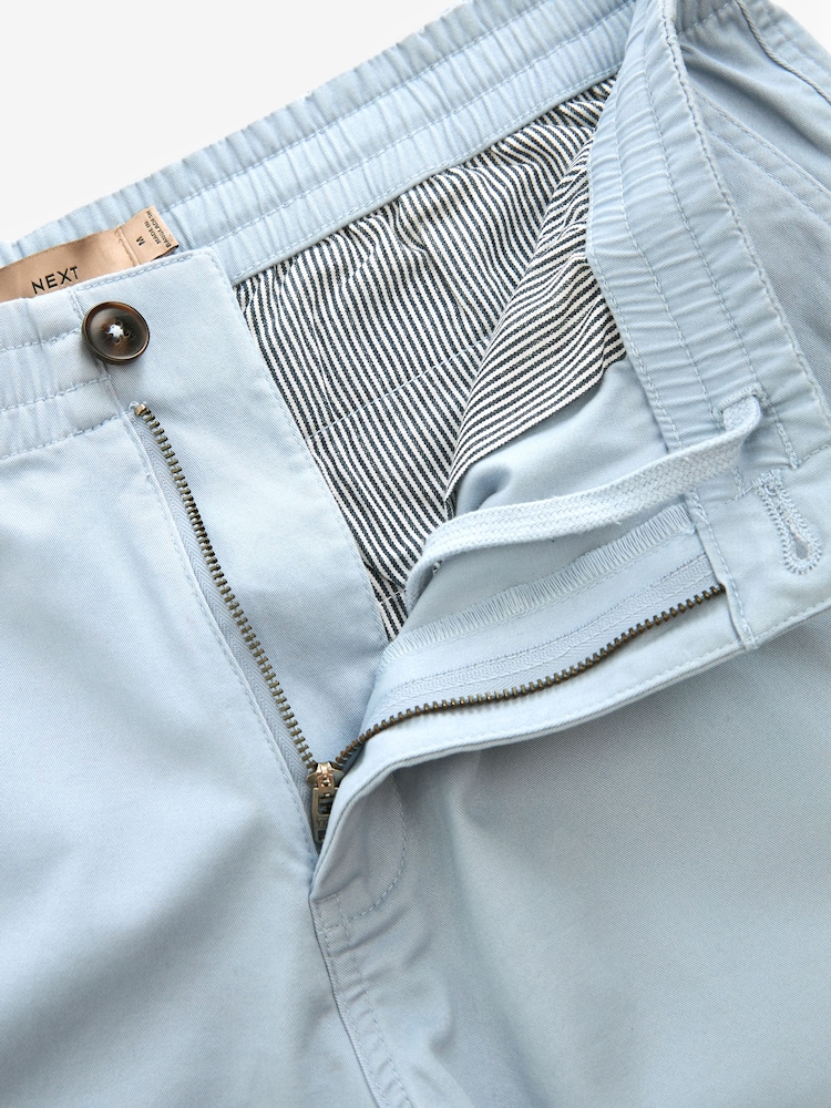 Blue Elasticated Waist Chino Shorts - Image 6 of 8