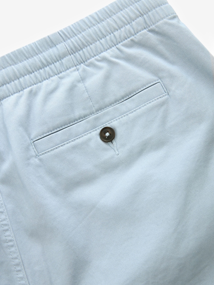 Blue Elasticated Waist Chino Shorts - Image 8 of 8