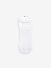 White/Cats Embroidered Motif Trainers Socks 4 Pack - Image 2 of 7
