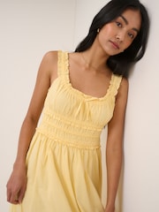 Nobodys Child Yellow Sleeveless Ariel Midi Dress - Image 5 of 5
