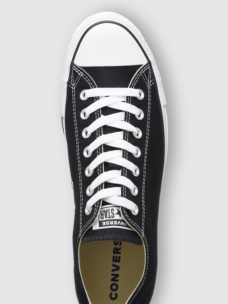 Converse Black Chuck Taylor Ox Trainers - Image 7 of 8