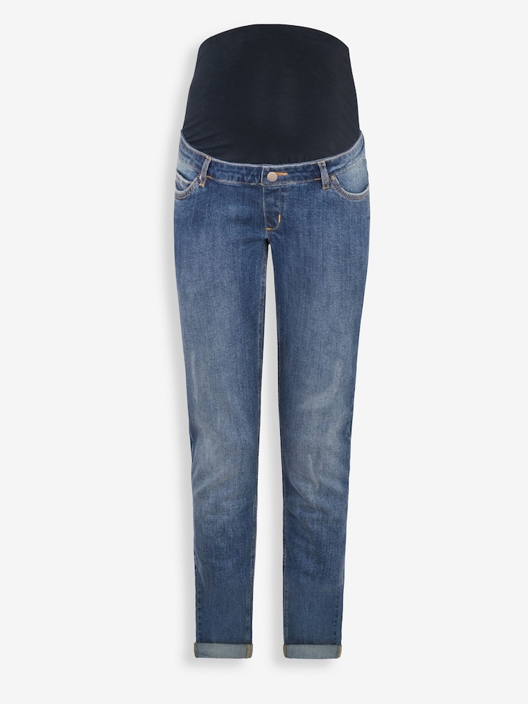 Lavagem leve - Jojo Maman Bébé Calça Boyfriend Maternity jeans Slim - Imagem 1 de 1