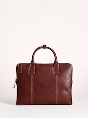 Lakeland Leather Brown Kentmere Laptop Bag - Image 1 of 5