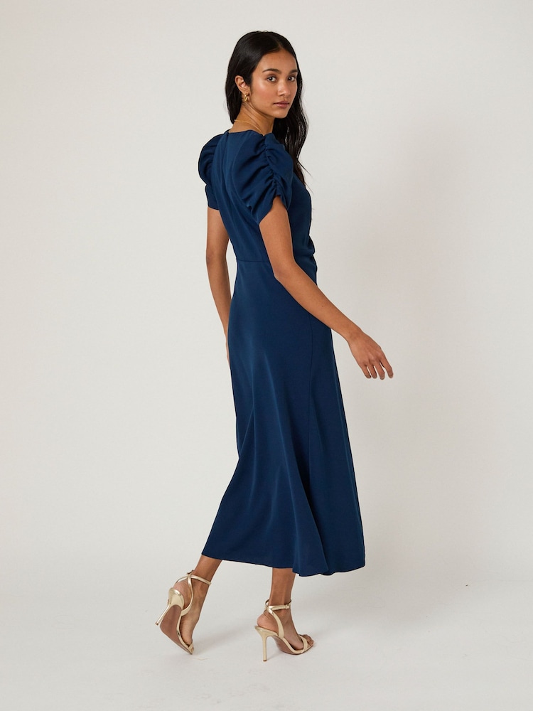 Nobodys Child Blue Naomi Midi Dress - Image 2 of 5