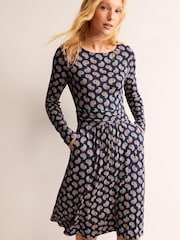 Boden Multi Blue Abigail Jersey Dress - Image 1 of 5