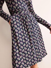 Boden Multi Blue Abigail Jersey Dress - Image 4 of 5