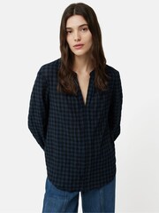 Jigsaw Checked Tunic Blouse - Image 6 of 7