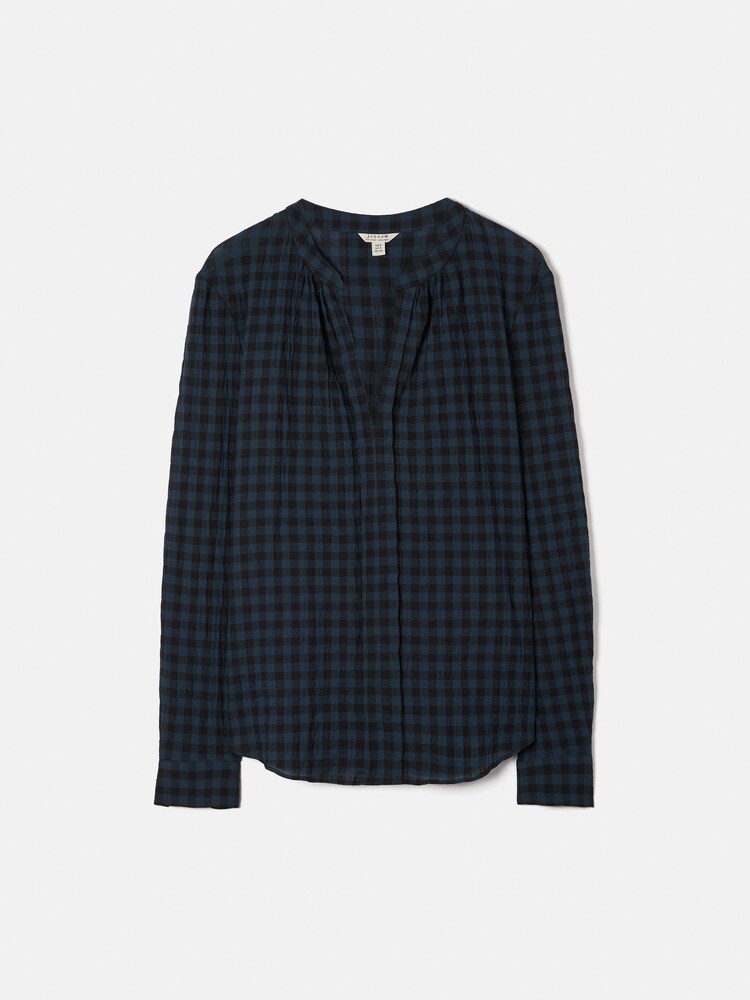 Jigsaw Checked Tunic Blouse - Image 7 of 7