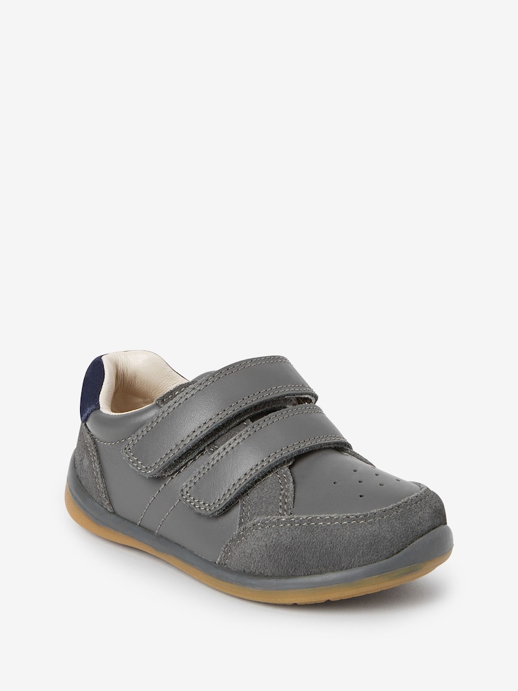 siva - Usnjeni čevlji z zapenjanjem na ježka First Walker Baby - Slika 1 iz 5 siva - Usnjeni čevlji z zapenjanjem na ježka First Walker Baby - Slika 1 iz 5