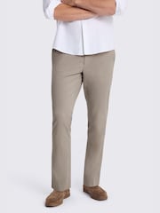 MOSS Natural Slim Fit Cotton Chinos - Image 1 of 4
